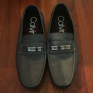 Navy blue Calvin Klein men’s shoes. Size 10.
